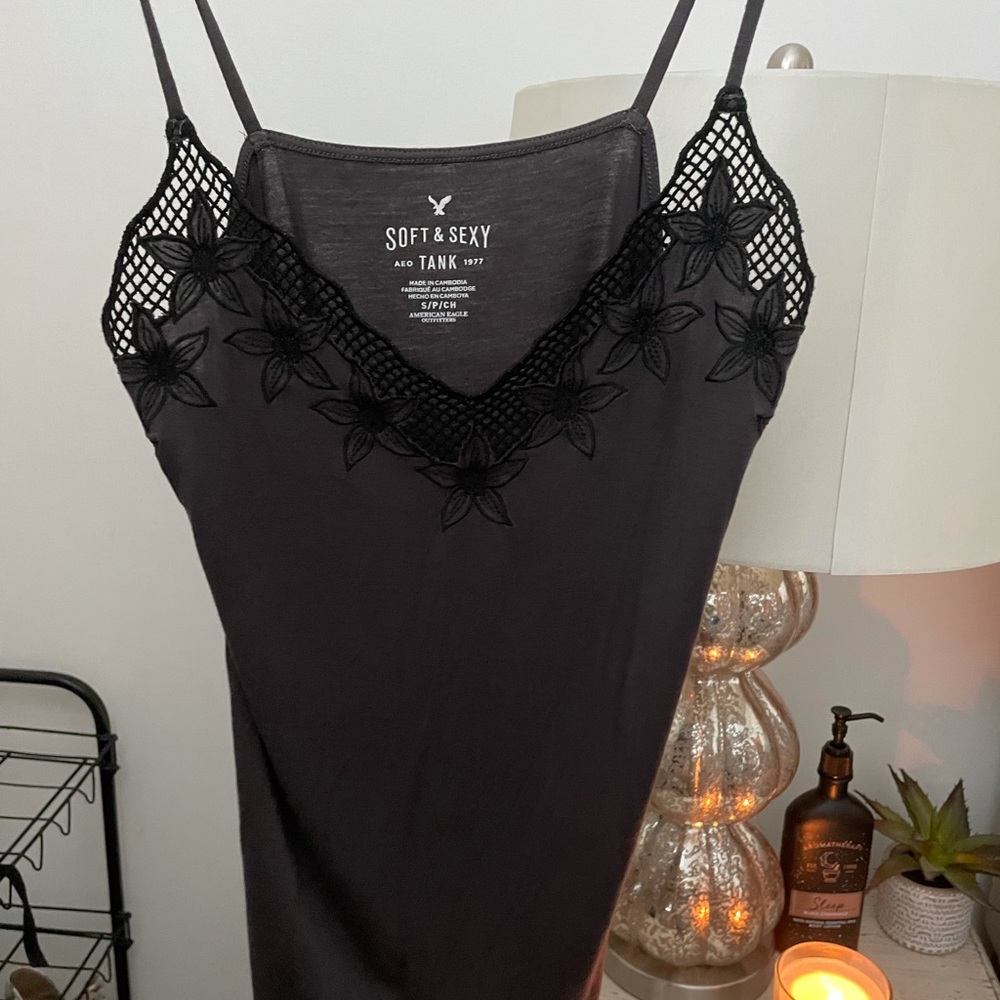 Charcoal tank top